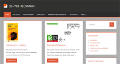 Desktop Screenshot of bernd-heckmair.de