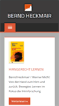 Mobile Screenshot of bernd-heckmair.de