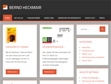 Tablet Screenshot of bernd-heckmair.de